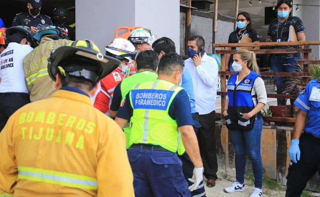 Lili Campos, alcaldesa de Solidaridad, manifestó que la explosión pudo haberse derivado de una probable acumulación de gas. Foto: Cortesía del Ayuntamiento de Solidaridad