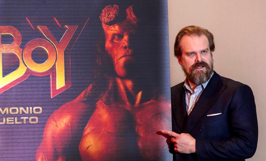 David Harbour presenta su "Hellboy". Foto: Diego Simón Sánchez