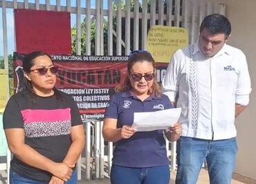 Universidades tecnológicas de Yucatán se suman a paro de maestros; cierran planteles educativos