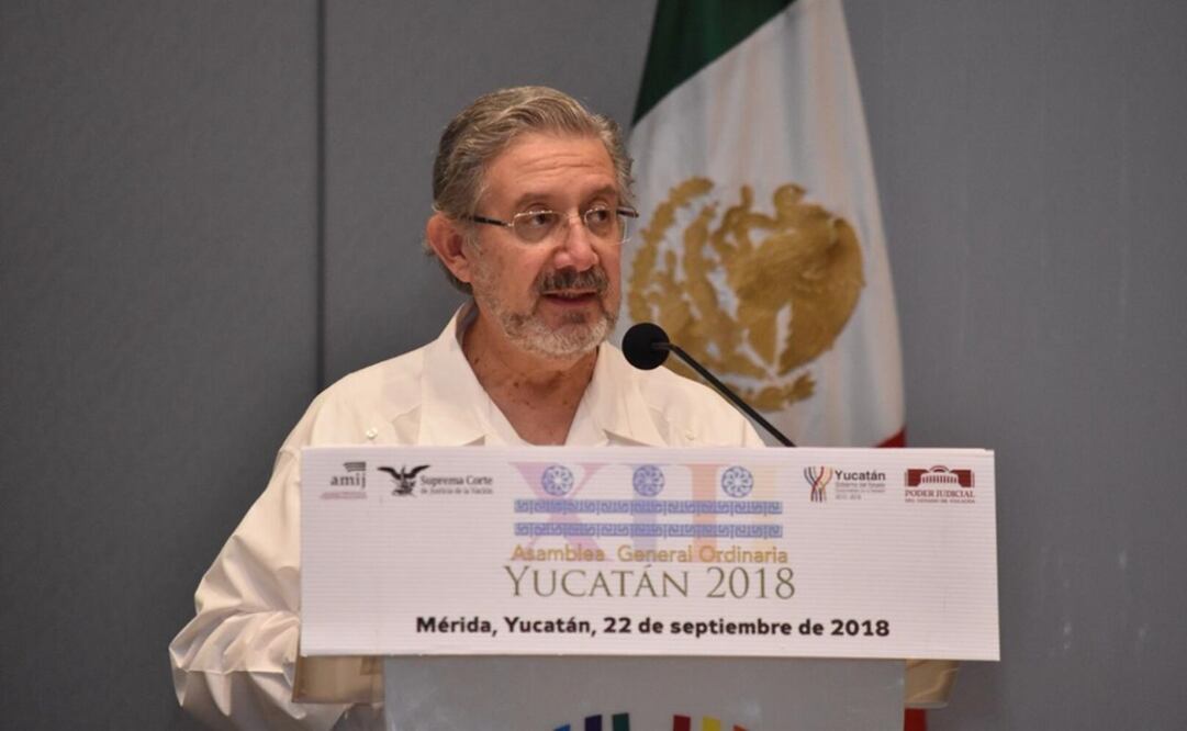 El ministro presidente de la SCJN, Luis María Aguilar Morales. Foto: Especial