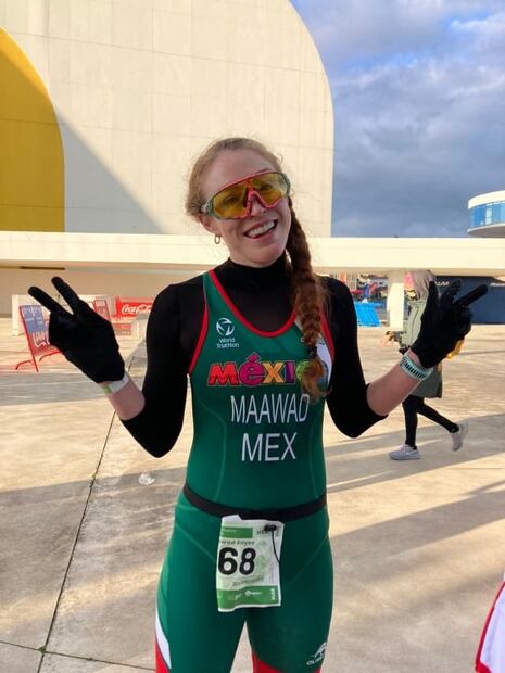 Ana Mawaad logra medalla de plata para México en Campeonato Internacional de Duatlón