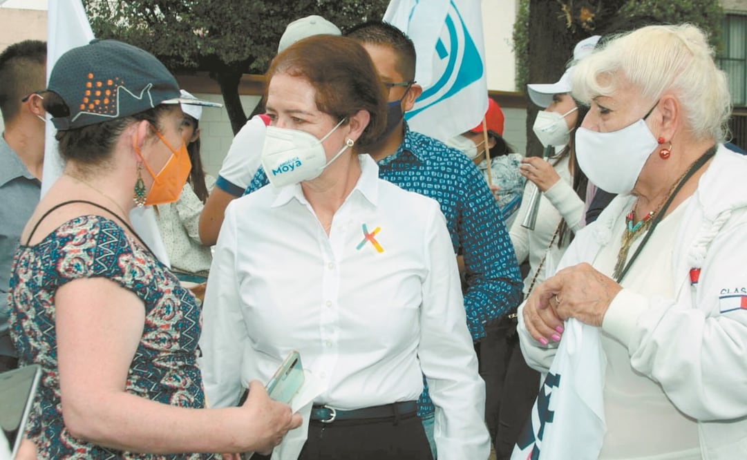 Angélica Moya fue la primera presidenta panista de Naucalpan en 2013-2015. Este año busca de nuevo llegar al ayuntamiento. Foto: ESPECIAL