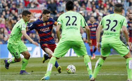 Barcelona golea al Getafe; Messi lidera exhibición 