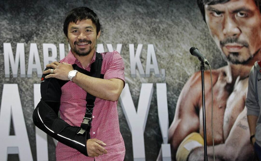 Pacquiao durante un evento. Archivo 