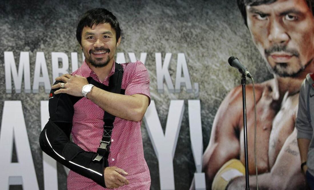 Pacquiao durante un evento. Archivo