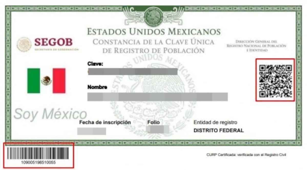 La reforma aprobada en comisiones del Senado hará obligatoria la Clave Única de Registro de Población (CURP) con fotografía, huellas dactilares y firma. Foto: EL UNIVERSAL