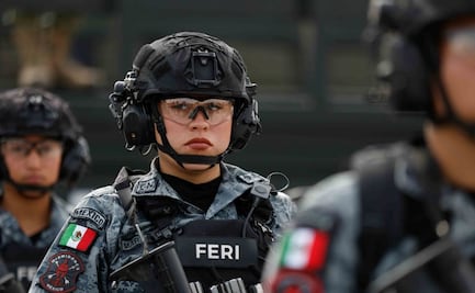 Elementos de la Fuerza Especial de la GN realizan ejercicio de seguridad pública en Santa Lucía; destacan respuesta del personal