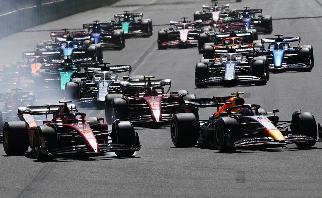 VIDEO: Así fue el emocionante rebase de Checo Pérez sobre Leclerc / FOTO: AFP