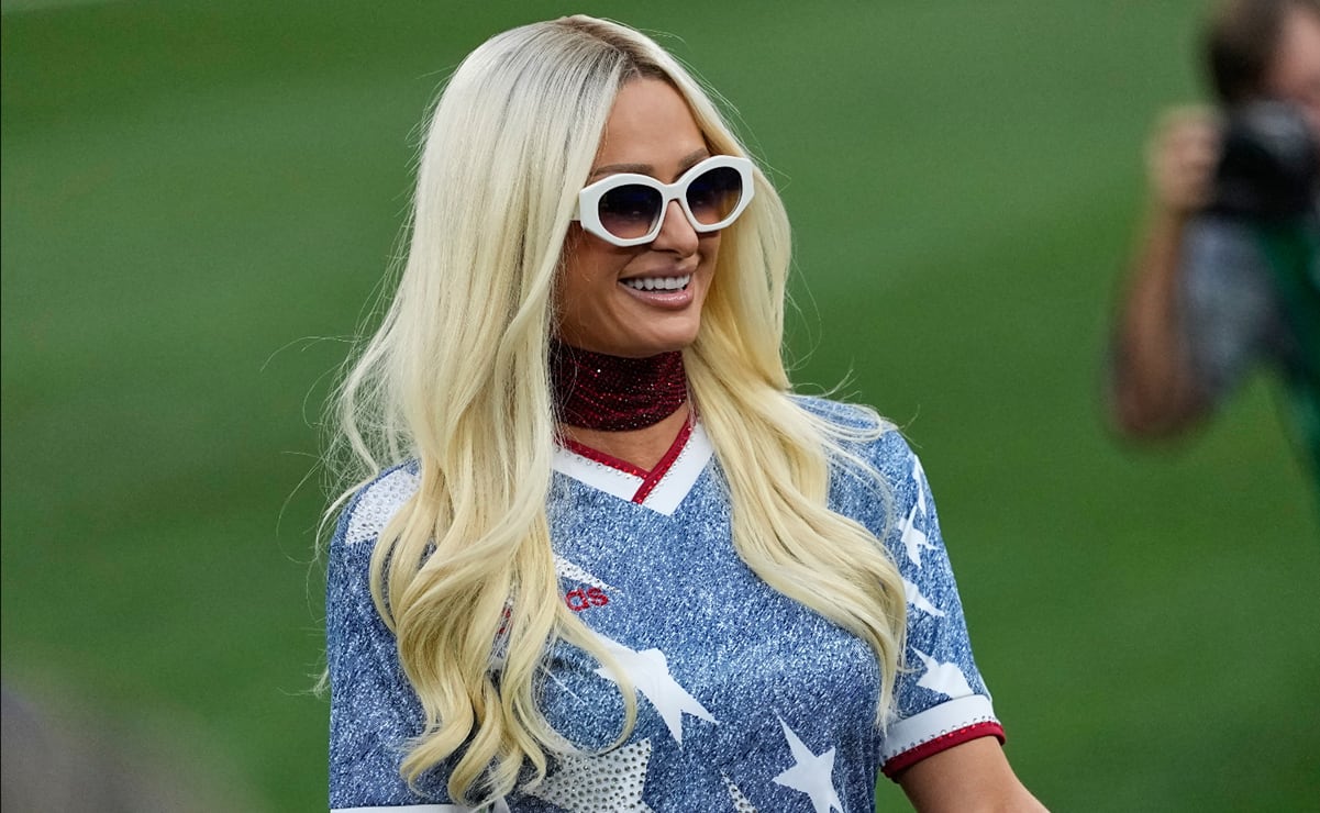 Paris Hilton se roba miradas en el Mundial 2026 al aparecer con sus dos pequeños hijos en la cancha