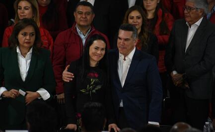 "Alito" Moreno postula a Alejandra del Moral como candidata a la gubernatura del Edomex