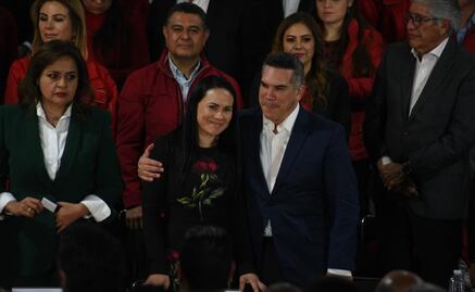 "Alito" Moreno postula a Alejandra del Moral como candidata a la gubernatura del Edomex