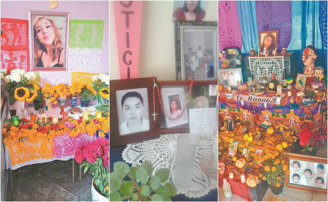 (De izq. a der.) Fernanda salió de su casa en Azcapotzalco y su cuerpo fue encontrado en Tlalnepantla. Se cumple un año de la muerte de Verónica, en Naucalpan. Beatriz estaba cerrando su tienda cuando seis sujetos llegaron a asaltarla. Fotos: Especiales
