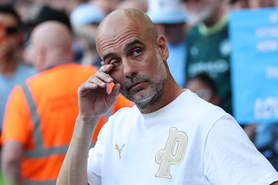 Pep Guardiola se despidió del Manchester City - Foto: AFP