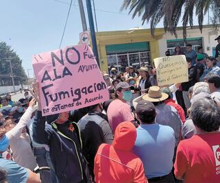 Arman protesta contra sanitización en Toluca