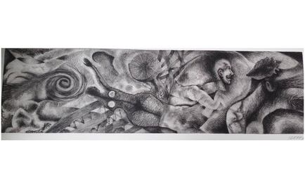 Recuerdan con mural en Chicago la desaparición de los 43 de Ayotzinapa