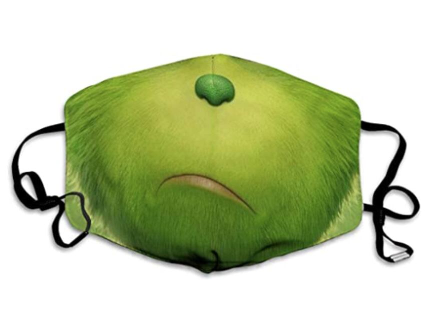 Los cubrebocas más divertidos del Grinch para esta época navideña