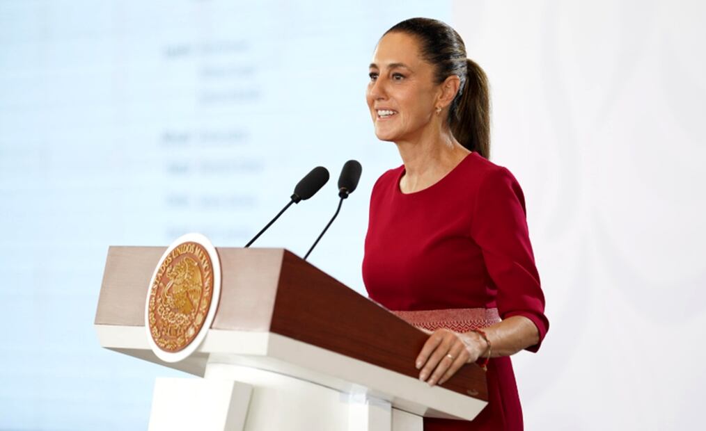 La presidenta Sheinbaum Pardo afirmó que los contratos ligados a sobornos a funcionarios de Petróleos Mexicanos (Pemex) entre 2019 y 2021 se cancelaron cuando se tuvo conocimiento. Foto: especial