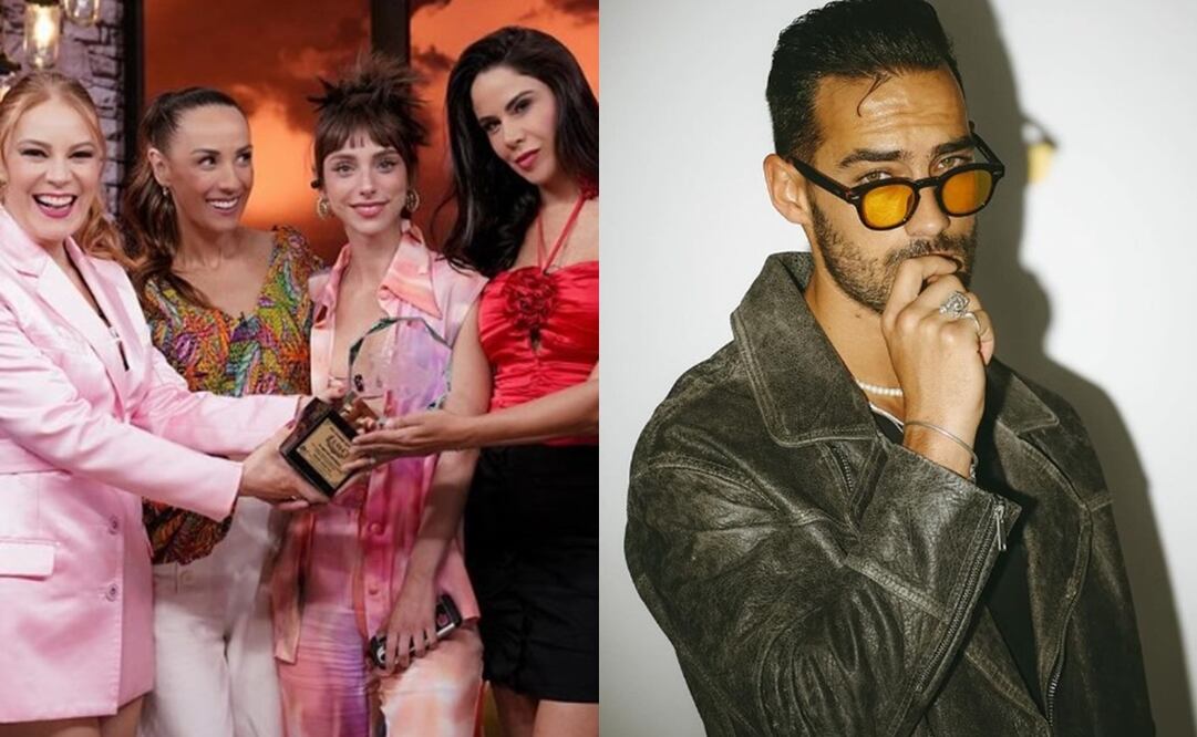 Las integrantes del programa "Netas Divinas" y Michel Duval, hijo de la actriz Consuelo Duval. Foto: Instagram oficial.