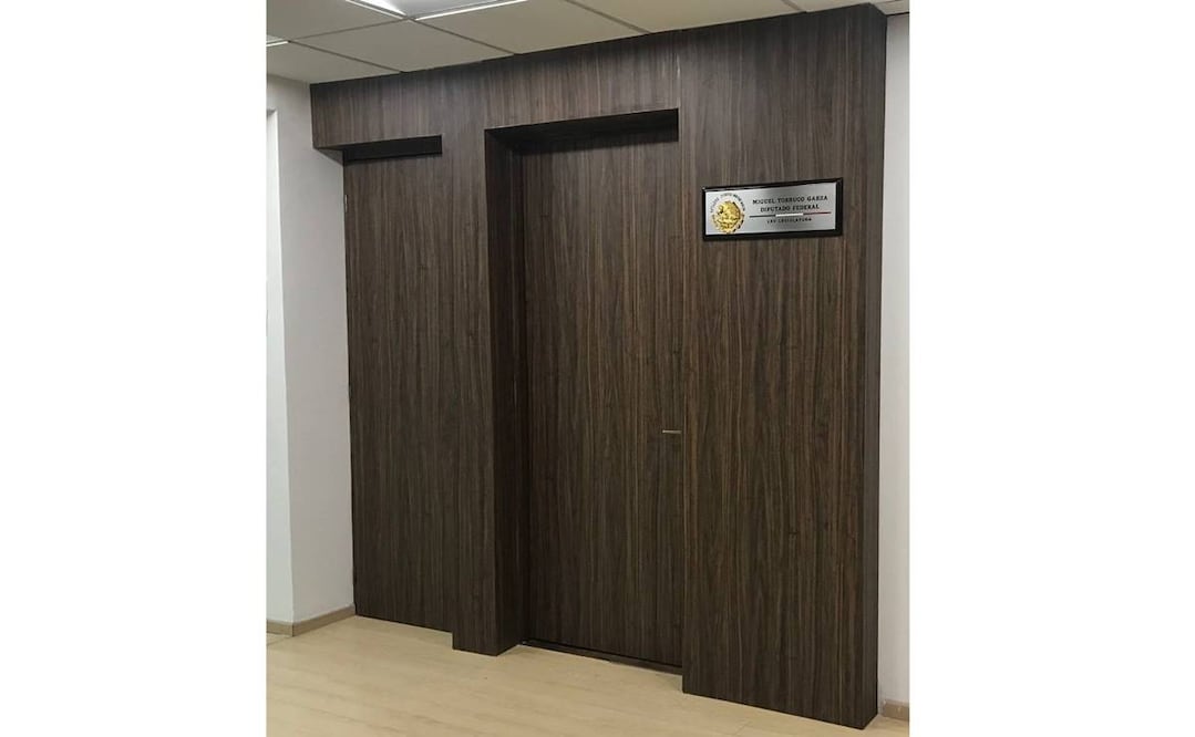 Oficina del diputado Miguel Torruco Garza, en la Cámara de Diputados. Foto: Especial