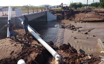 Lluvia provoca desabasto de agua potable en Ahome, Sinaloa