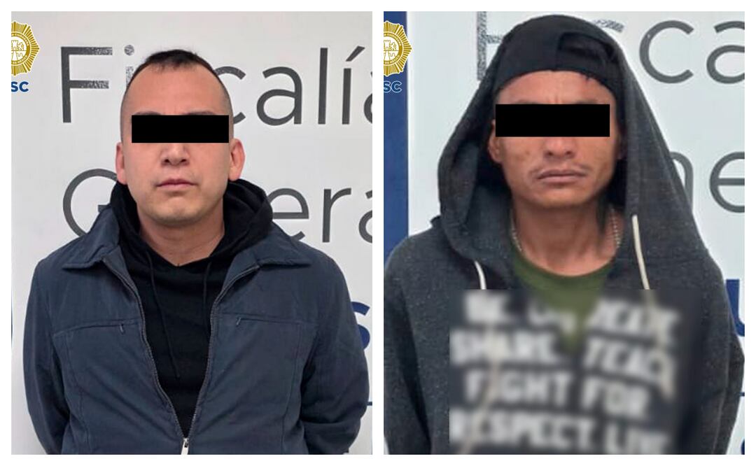 Caen dos presuntos miembros de la Antiunión de Tepito; aseguraron casi 100 kilos de marihuana en Venustiano Carranza. Foto: Especial
