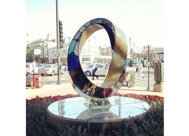 Roban escultura de 135 kilos de una iglesia