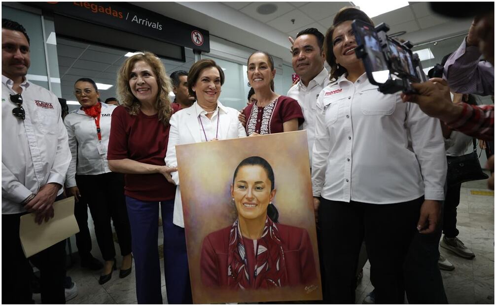 Claudia Sheinbaum visita Sonora. Foto: Diego Simón/EL UNIVERSAL