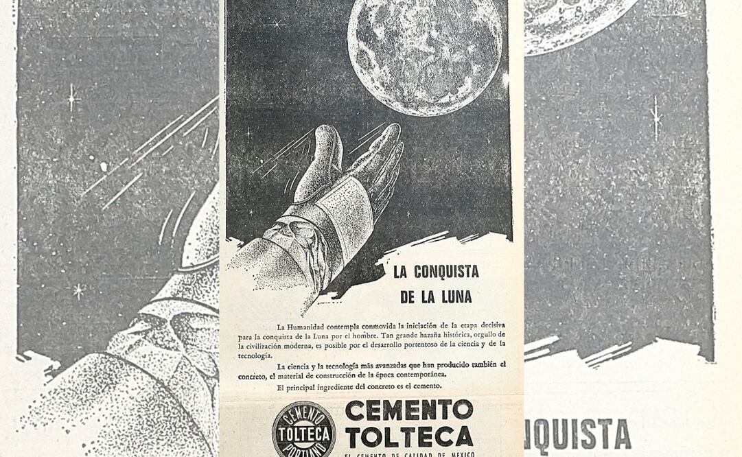 A finales de los años 60 la publicidad giraba en torno al tema del primer alunizaje que logró la humanidad. Hemeroteca EL UNIVERSAL.