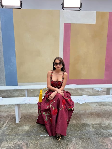 Majo Aguilar hace historia en NYFW. Foto: Instagram @majo__aguilar @joshosuna