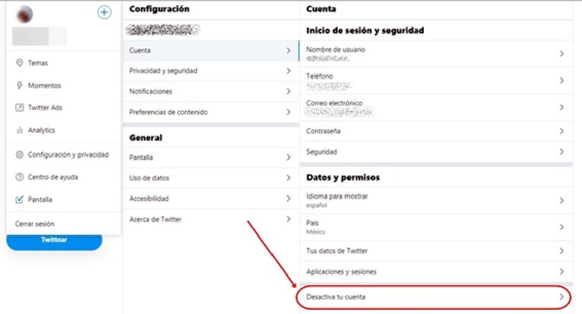 Así puedes conservar tus tuits al cerrar tu cuenta de Twitter 