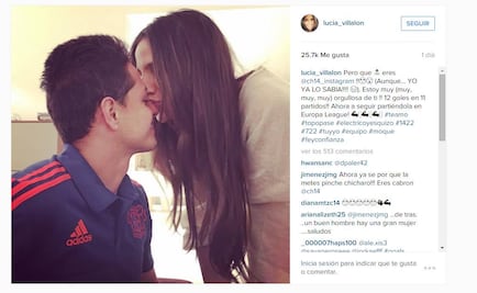 Novia de "Chicharito" lo consuela tras eliminación