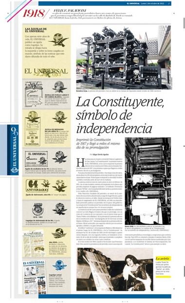 El Águila de EL UNIVERSAL cumple 100 años