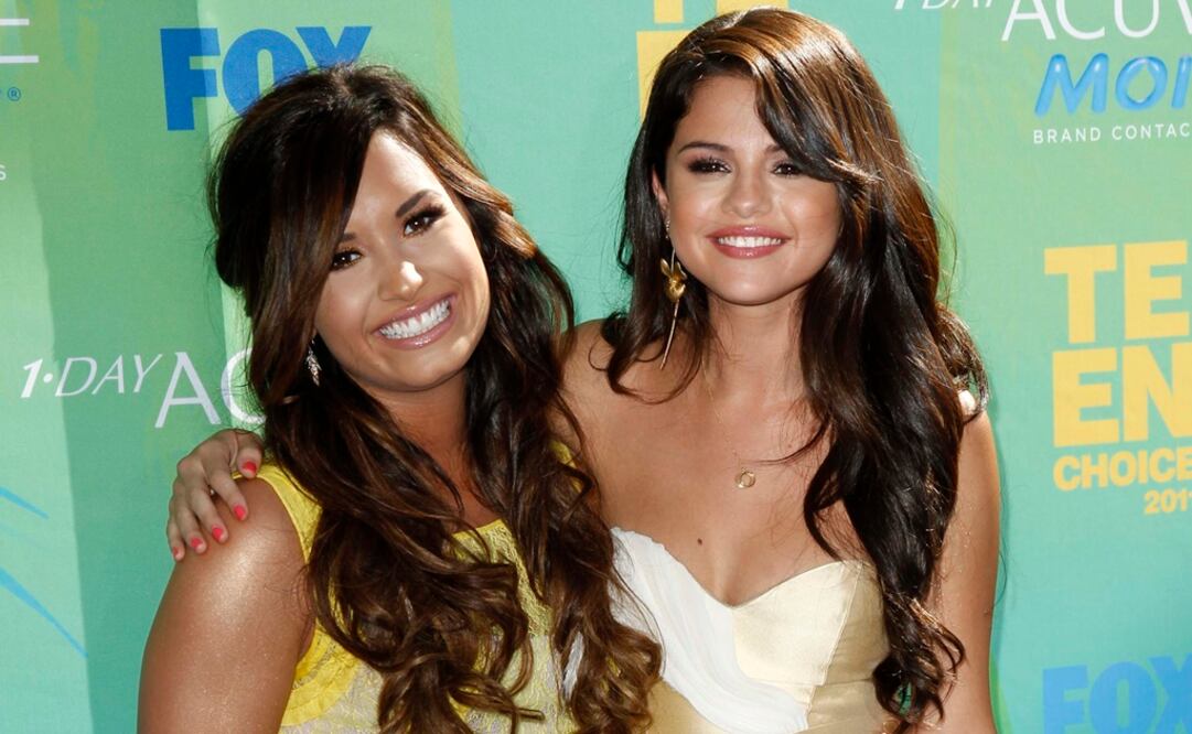 Foto: Amistad entre Demi Lovato y Selena Gomez. Foto: Archivo