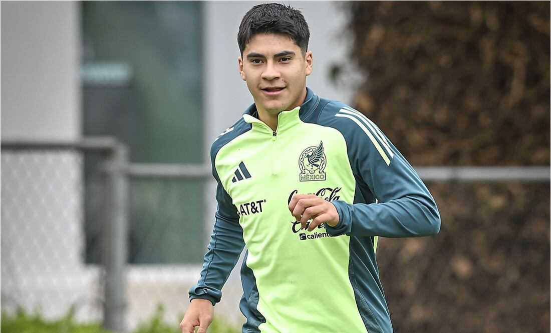Obed Vargas durante una concentración con la Selección Mexicana. FOTO: IMAGO7