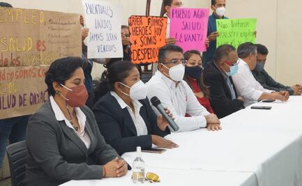 Extrabajadores de Salud de Oaxaca van por juicio político por despidos y represión en desalojo
