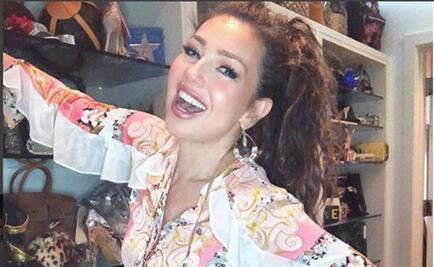 Thalía baila “Marimar” y enseña de más 