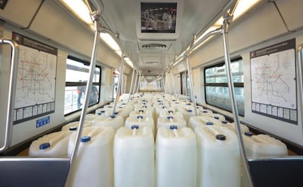 Pruebas de trenes en tramo elevado de Línea 12, realizadas con peso equivalente a mil 500 pasajeros, FOTOS