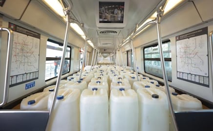 Pruebas de trenes en tramo elevado de Línea 12, realizadas con peso equivalente a mil 500 pasajeros, FOTOS