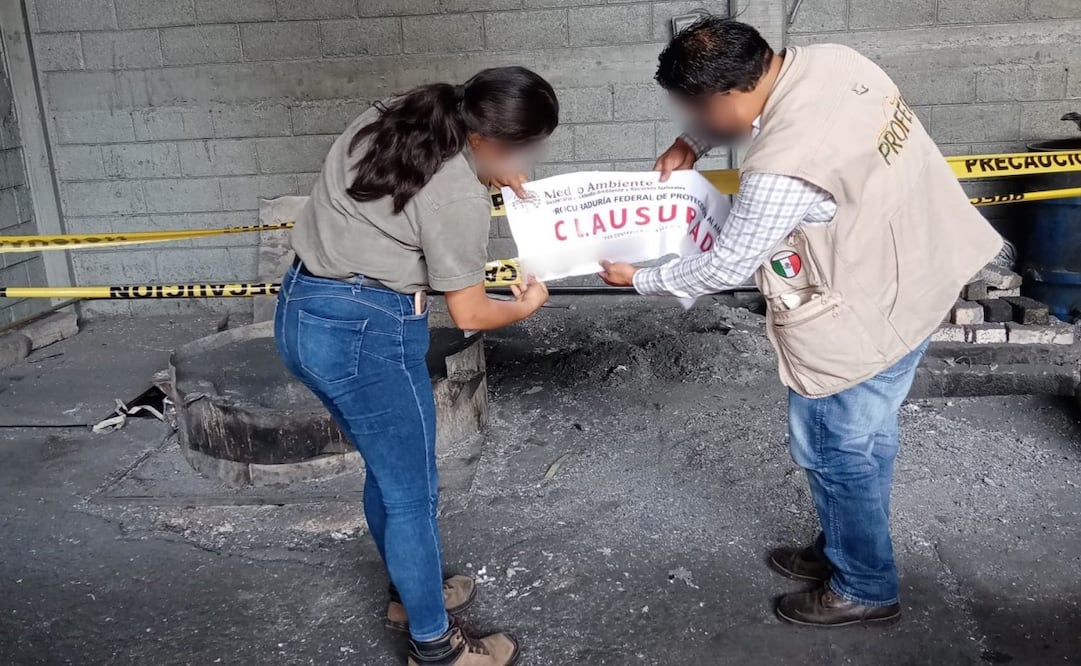 Clausuran fundidora de aluminio en Acolman, Edomex. Foto: Especial