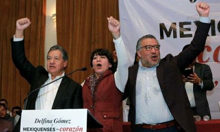 “¡Gobernadora, gobernadora!”, Higinio Martínez y Horacio Duarte cierran filas a favor de Delfina Gómez