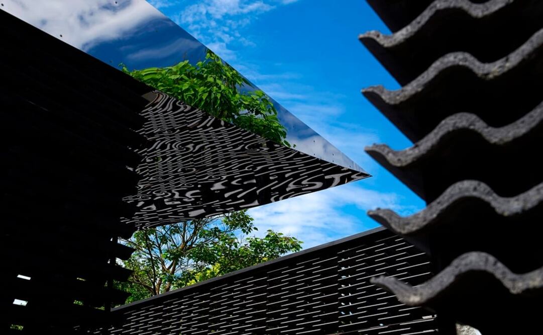 La arquitecta mexicana Frida Escobedo creó un proyecto en la galería Serpentine. Foto: AFP / Niklas Halle'n