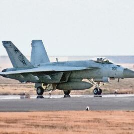 Avión militar F-18 se estrella cerca de San Diego