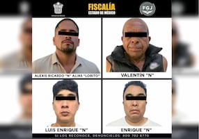 Dan prisión preventiva justificada a presuntos integrantes de “Los Julios”; Fiscalía del Edomex los vincula con secuestro y extorsión