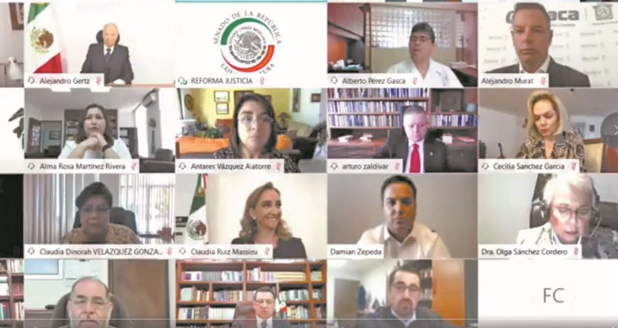 En el foro Desafíos de la Justicia Mexicana participaron los titulares de Segob y del Poder Judicial, entre otros. TOMADA DE TWITTER