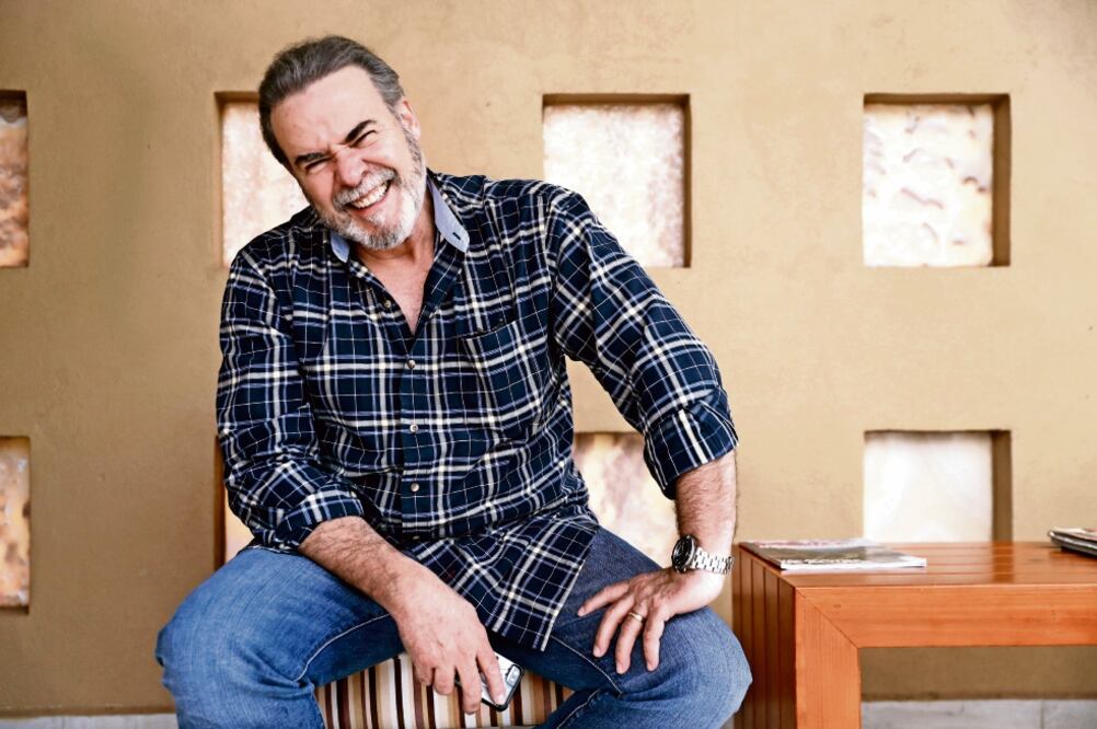 El actor, de 57 años, interpreta a un padre de familia rígido (ALÑEJANDRA LEYVA. EL UNIVERSAL)