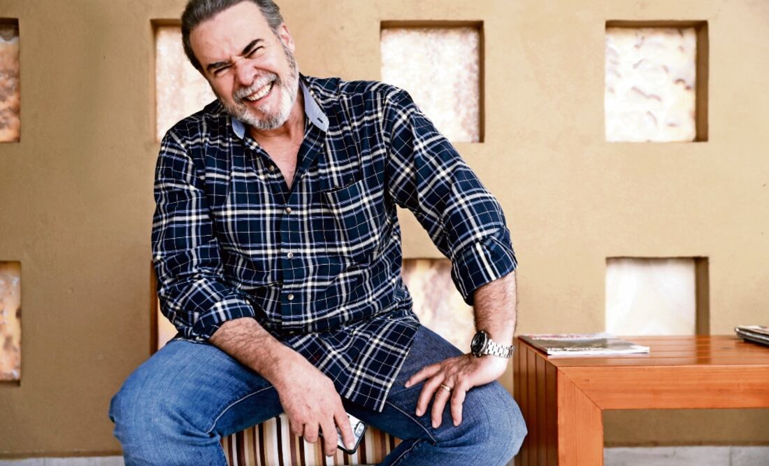 El actor, de 57 años, interpreta a un padre de familia rígido (ALÑEJANDRA LEYVA. EL UNIVERSAL)