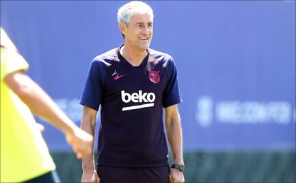 Setién: En Barcelona están contentos con el trabajo que hacemos