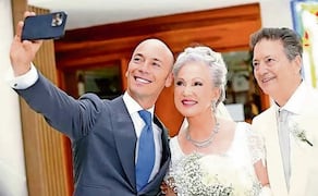 Fernando García Sada (izq.), uno de los socios de Préstamo Feliz, fue liberado por un juez. Su padre Eduardo García Alanís (der.) fue vinculado a proceso. Foto: Especial