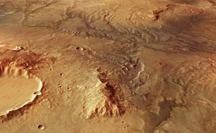 Revelan imagen de sistema de valles secos de Marte