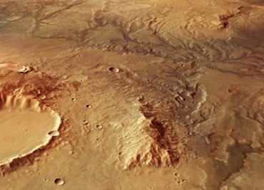 Revelan imagen de sistema de valles secos de Marte
